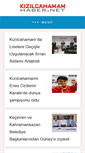 Mobile Screenshot of kizilcahamamhaber.net