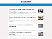 Tablet Screenshot of kizilcahamamhaber.net